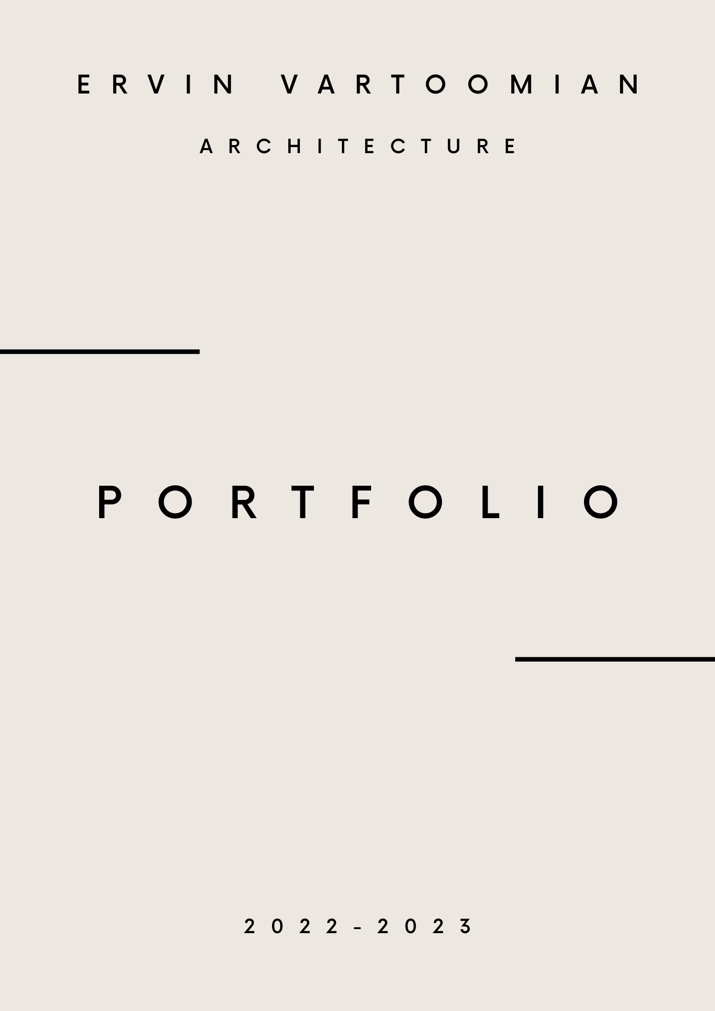 Studio portfolio & identity